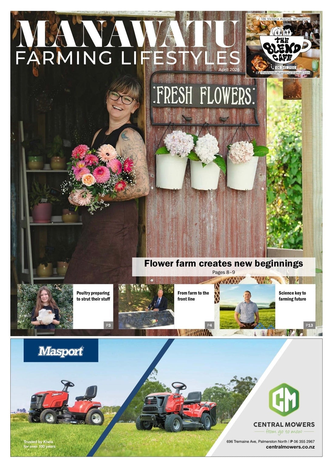 Feral Flower Farm featured in Manawatu Farming Lifestyles