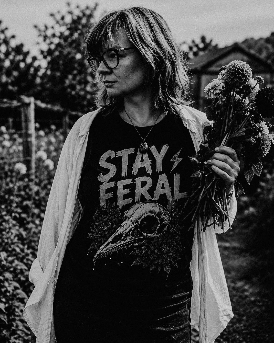 STAY FERAL ADULT UNISEX TEE